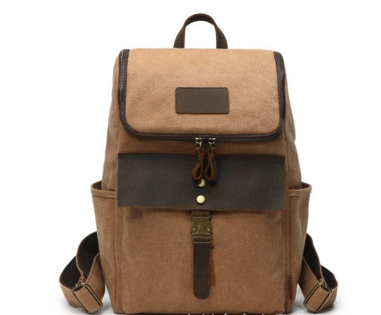 Breathable Outdoor Canvas Travel Backpack