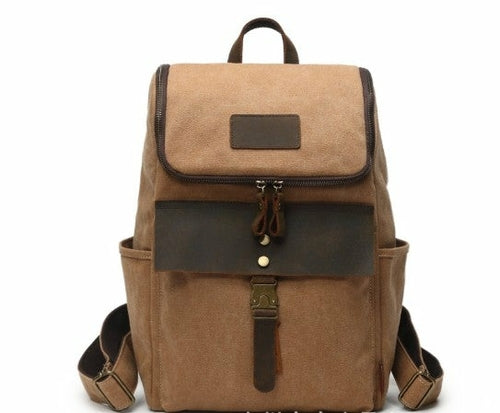 Breathable Outdoor Canvas Travel Backpack