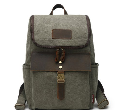 Breathable Outdoor Canvas Travel Backpack