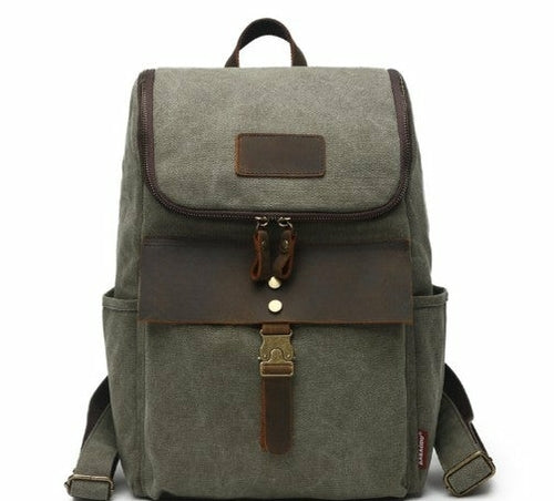 Breathable Outdoor Canvas Travel Backpack