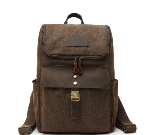 Breathable Outdoor Canvas Travel Backpack