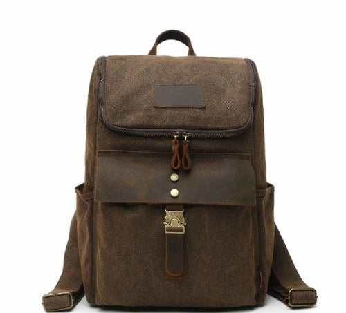 Breathable Outdoor Canvas Travel Backpack