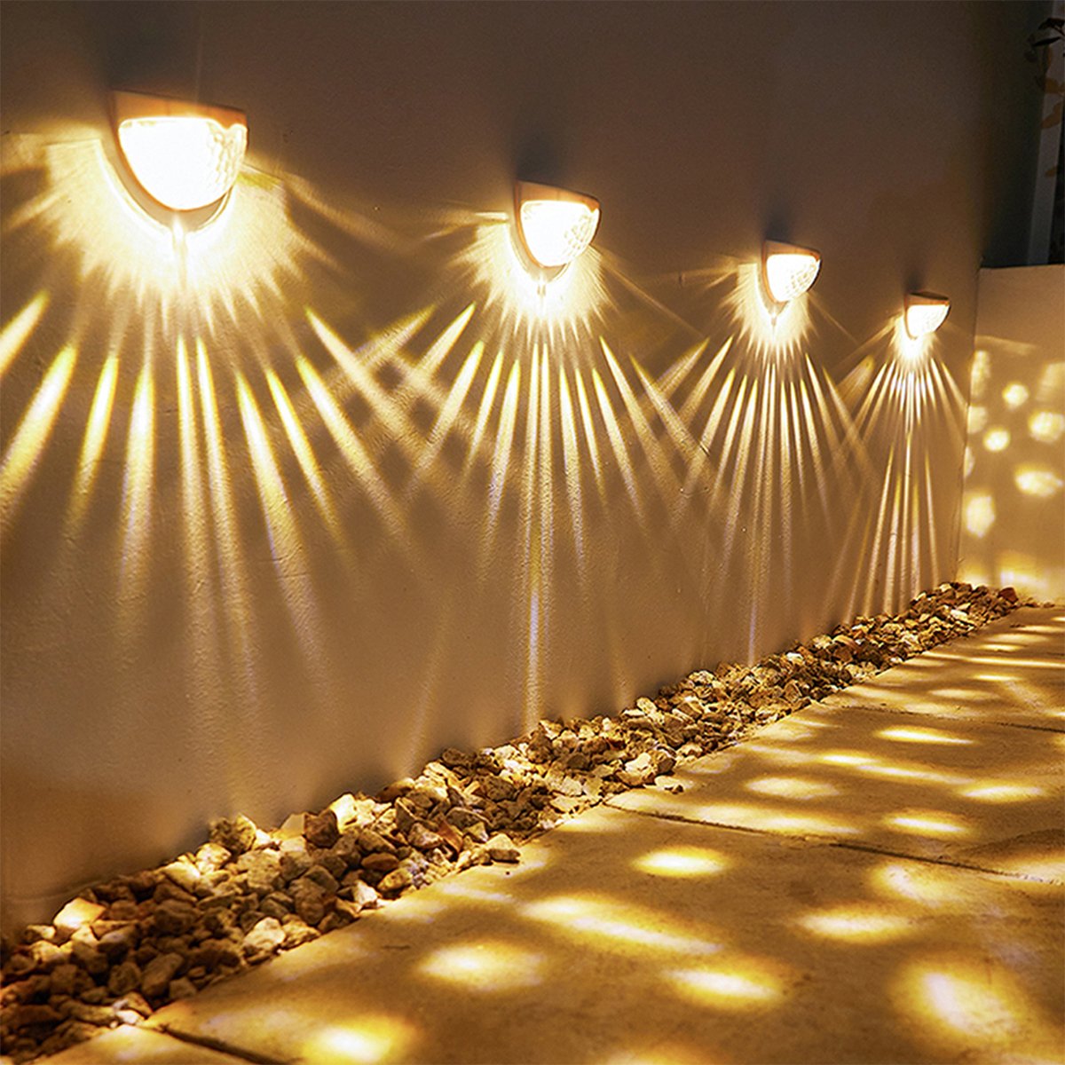 Solar Semicircle Walls Light