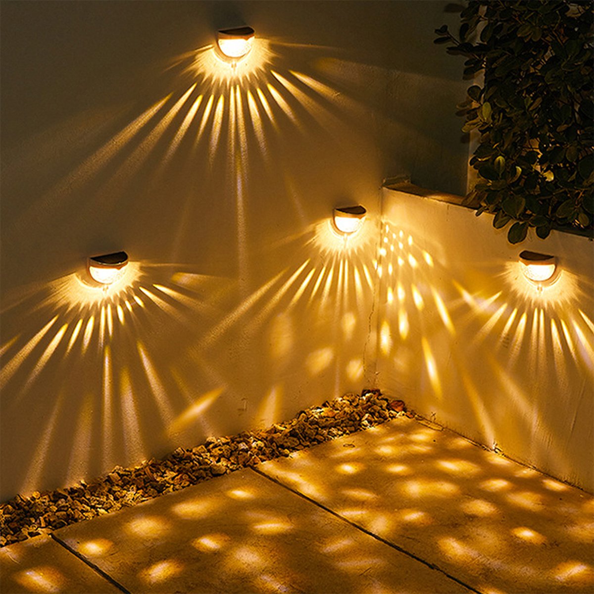Solar Semicircle Walls Light