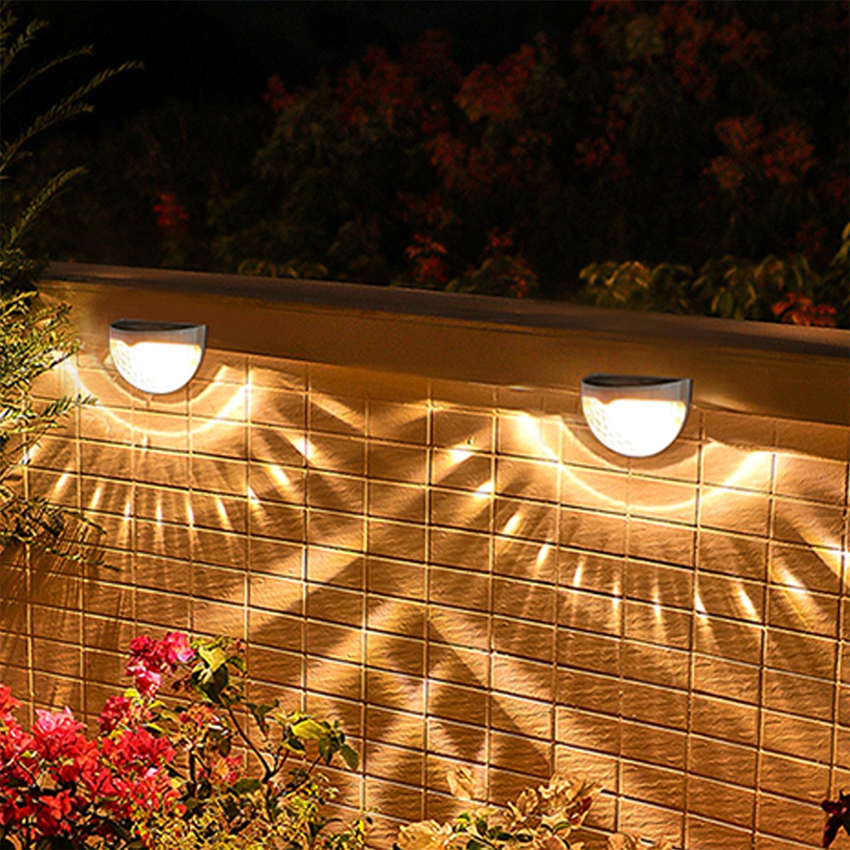 Solar Semicircle Walls Light
