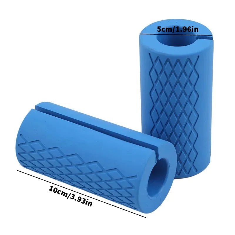Silicone Dumbbell Grip Barbell Grip Kettle Bell Fitness Machinery Anti Slip and Bold Motorcycle Accessory Decoration Non-slip