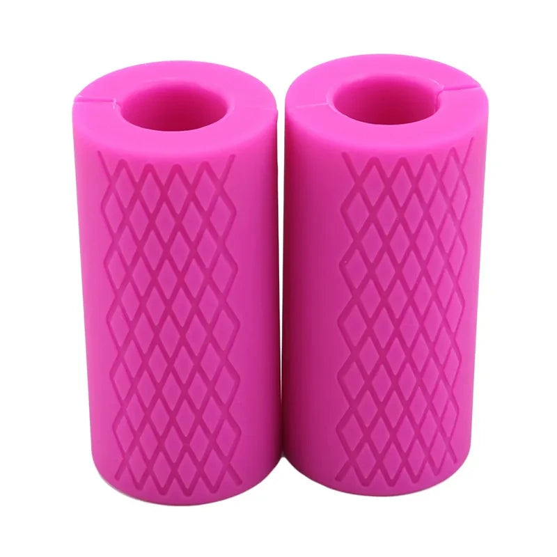 Silicone Dumbbell Grip Barbell Grip Kettle Bell Fitness Machinery Anti Slip and Bold Motorcycle Accessory Decoration Non-slip