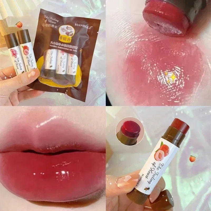 Rose Tea Lip Balm Lipstick Moisturizing Anti-dry Lip Care Cosmetics Anti-cracking Lipstick Colored Hydrating Lip Tinted Makeup