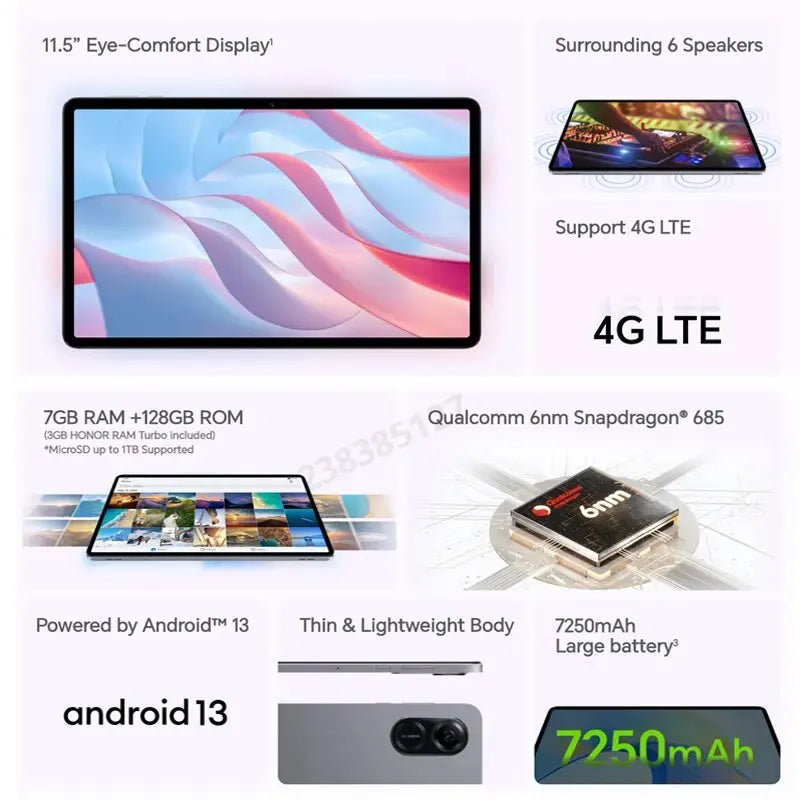 Global Version HONOR Magic6 Lite 5G X9b X50 6.78