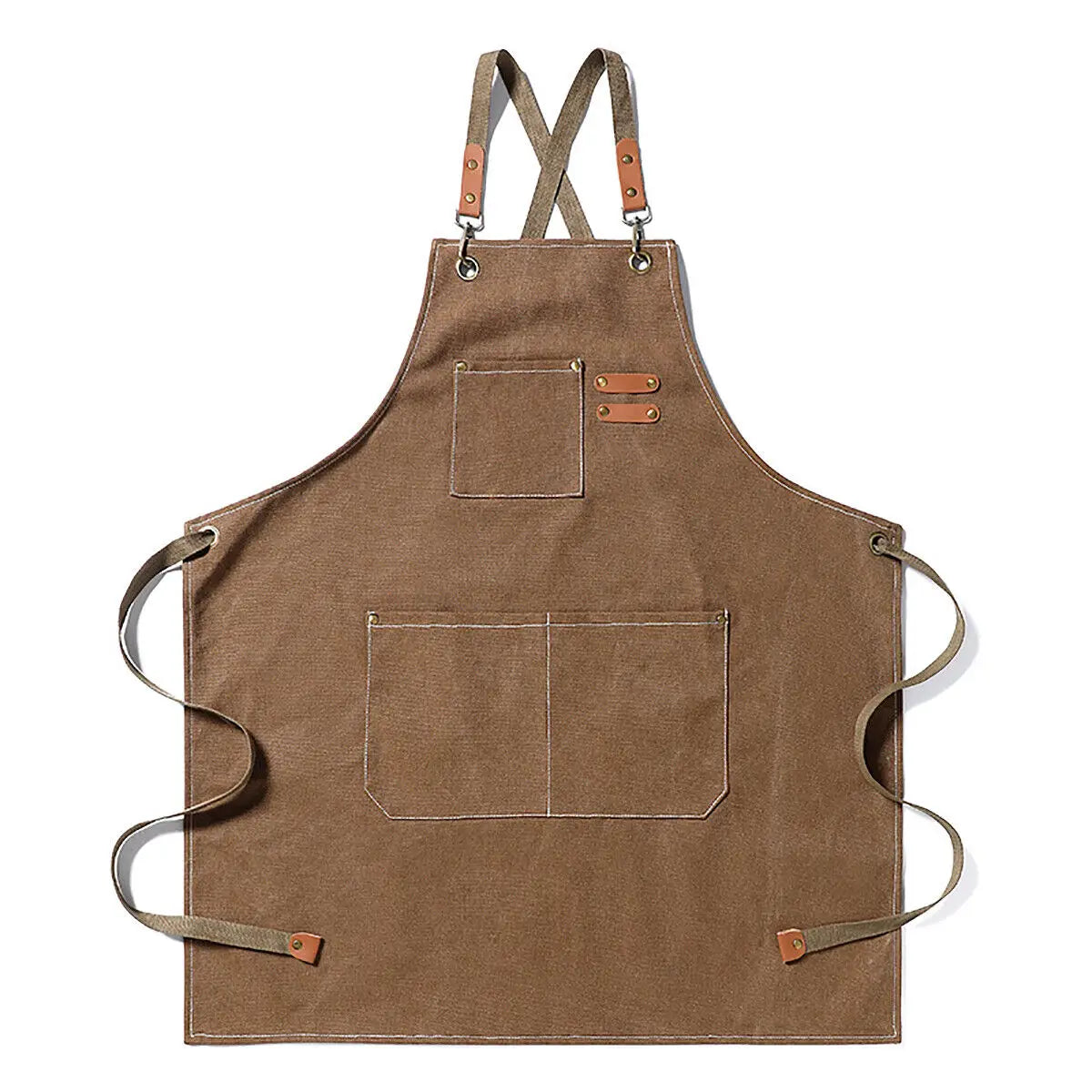 High Brand Men Women Thick Canvas Denim Bib Apron Kitchen Cooking Workshop Heavy Work Apron Home Kitchen Accessories