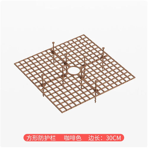 Child Plant Pot Soil Guard With Nails Plant Pot Grid Flower Pot Cover