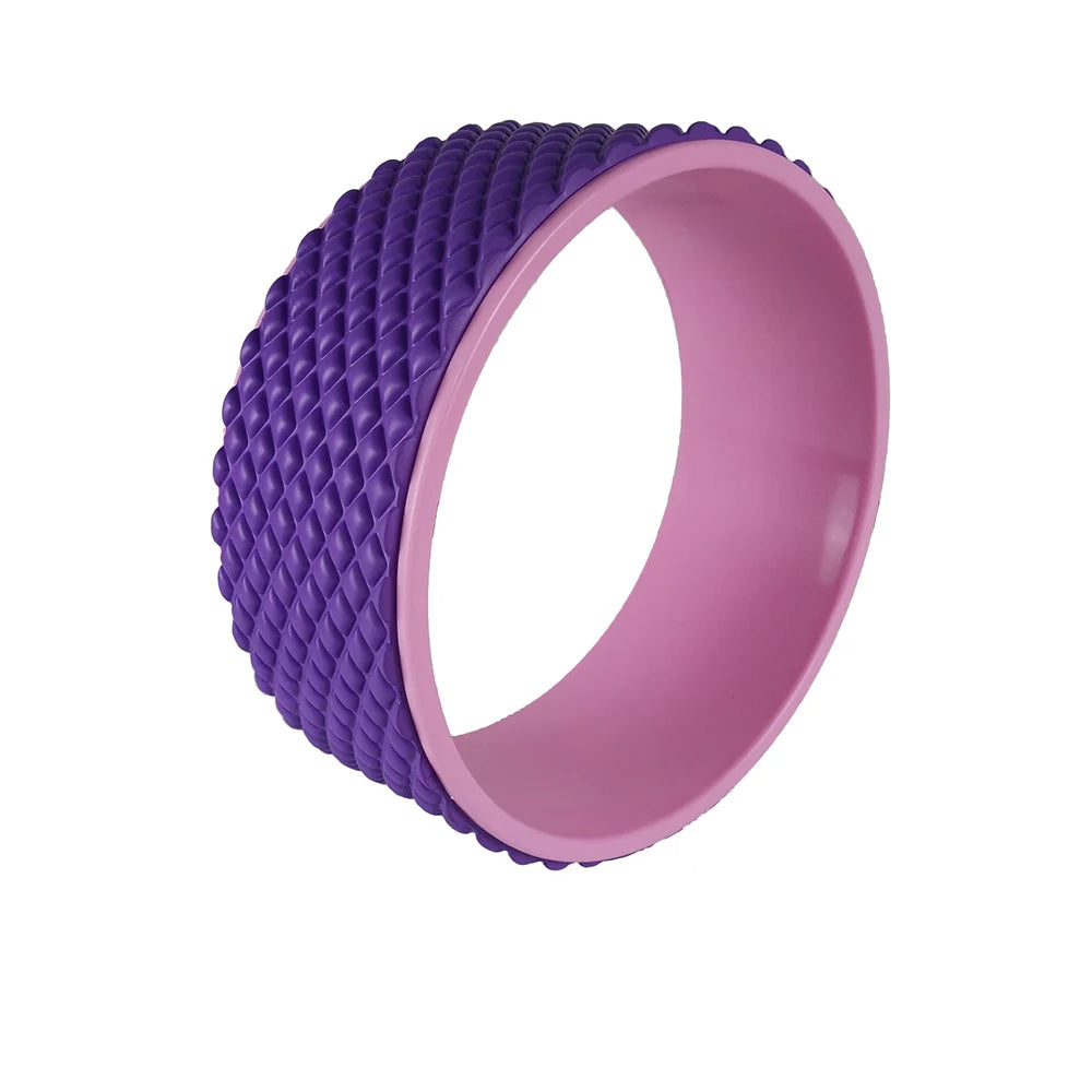 Yoga Wheel Exercise Trigger Point Muscle Massage Back Roller Pilates Ring Back Training Yoga Balance Accessory Increase Mobility