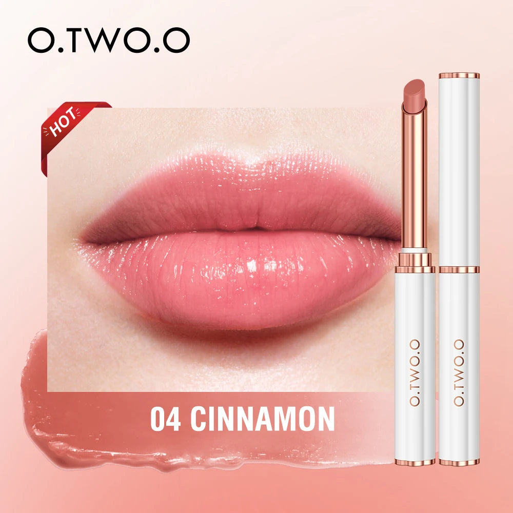 O.TWO.O Lip Balm Colors Ever-changing Lips Plumper Oil Moisturizing Long Lasting With Natural Beeswax Lip Gloss Makeup Lip Care