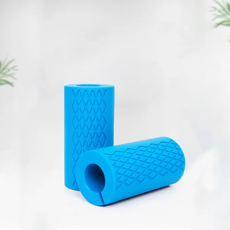 Silicone Dumbbell Grip Barbell Grip Kettle Bell Fitness Machinery Anti Slip and Bold Motorcycle Accessory Decoration Non-slip