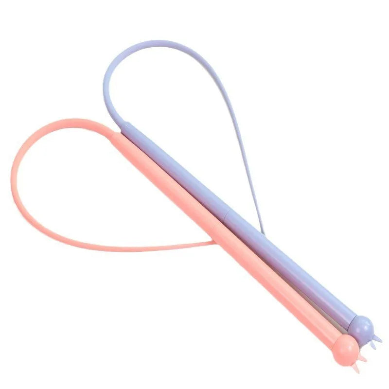 New Simulated Mouse Tail Cat Teaser Funny Stick Cat Toy Silicone Long Pet Interactive Toys for Cats Kitten Hunting Pet Products