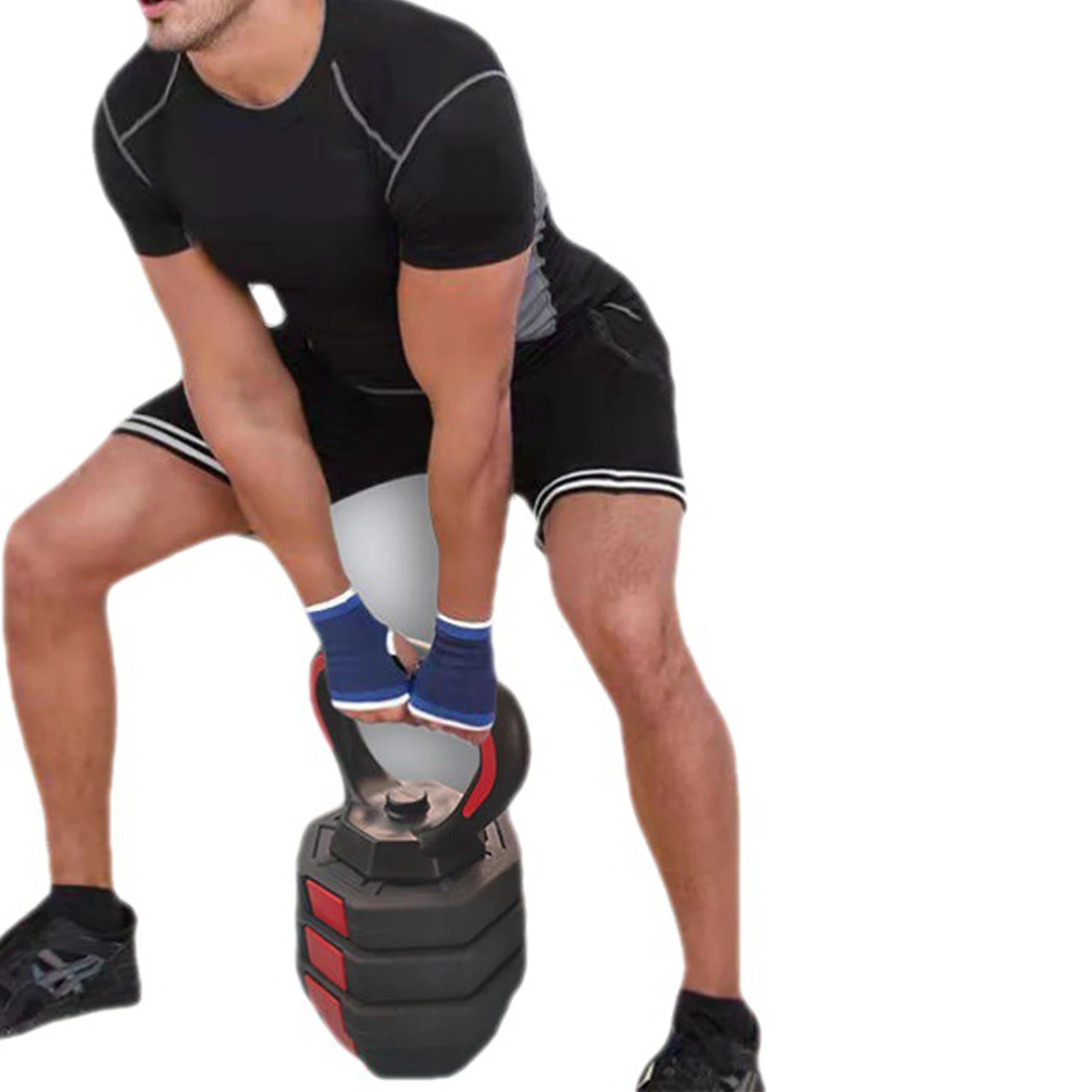 Kettlebell Handle Base Multipurpose Dumbell Grips Bases Kettlebell For Workout Weight Plates Arm Strength Kettle Bell Grip