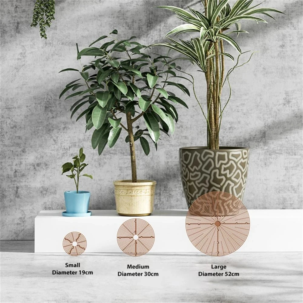Child Plant Pot Soil Guard With Nails Plant Pot Grid Flower Pot Cover