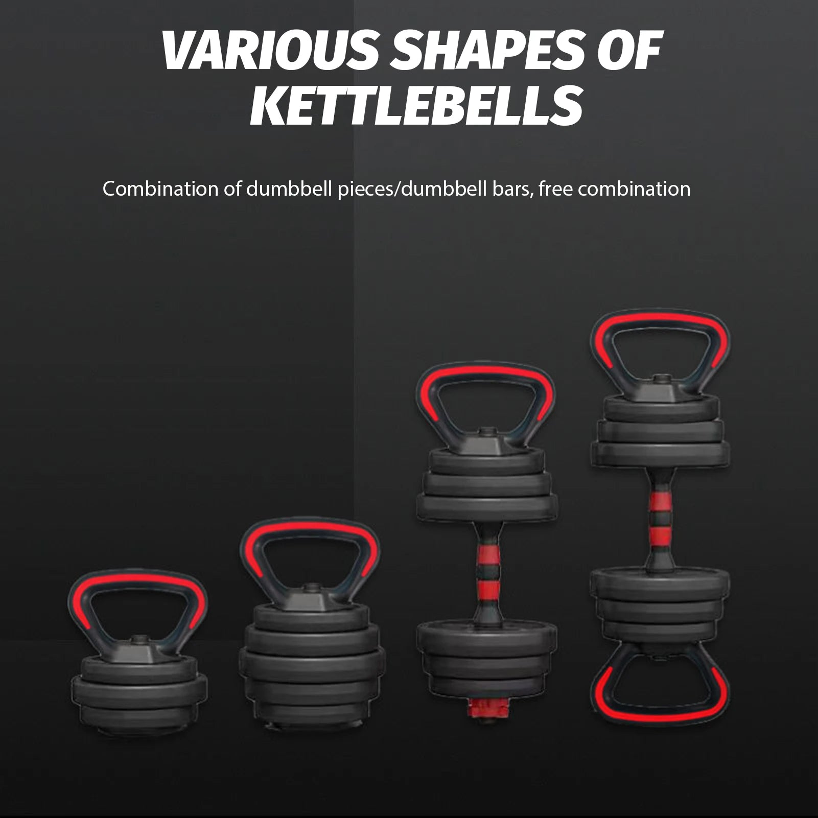 Kettlebell Handle Base Multipurpose Dumbell Grips Bases Kettlebell For Workout Weight Plates Arm Strength Kettle Bell Grip