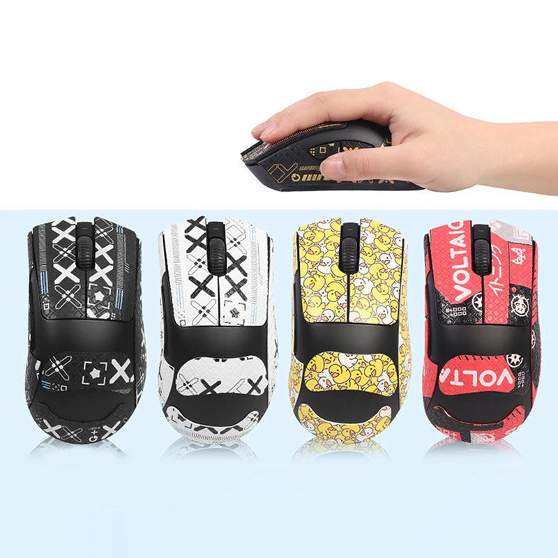 Handmade Mouse Grip Tape Skate Sticker Non Slip Suck Sweat Mouse