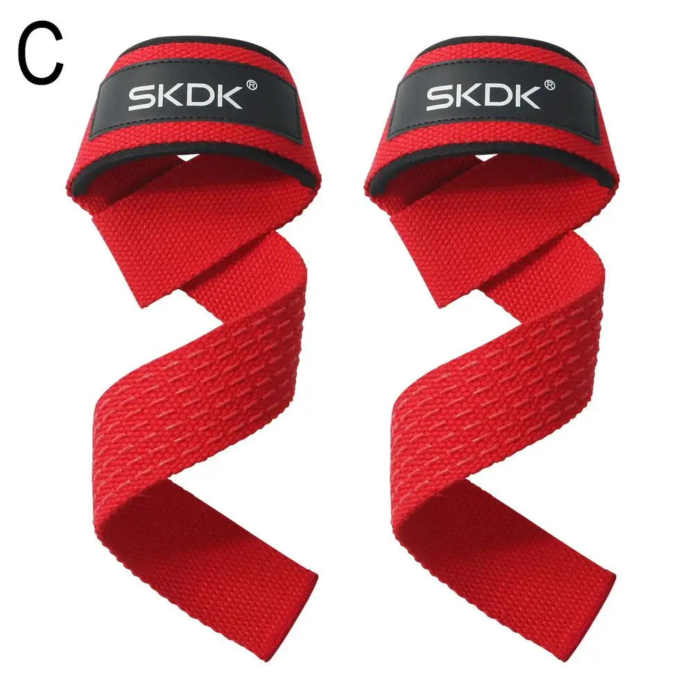 Fitness Lifting Wrist Strap Brace for Weightlifting Anti-slip Hand Wraps Wrist Straps Support Weight Lifting Dumbbell Train J6O8