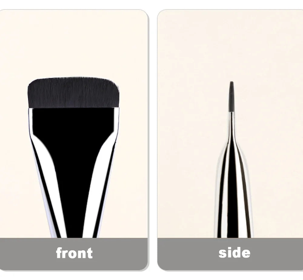 Ultra Thin Foundation Brush Soft Hair Thin Face Contour Brush BB Cream Blender Mixed Foundation Cream Makeup Brush Makeup Tool