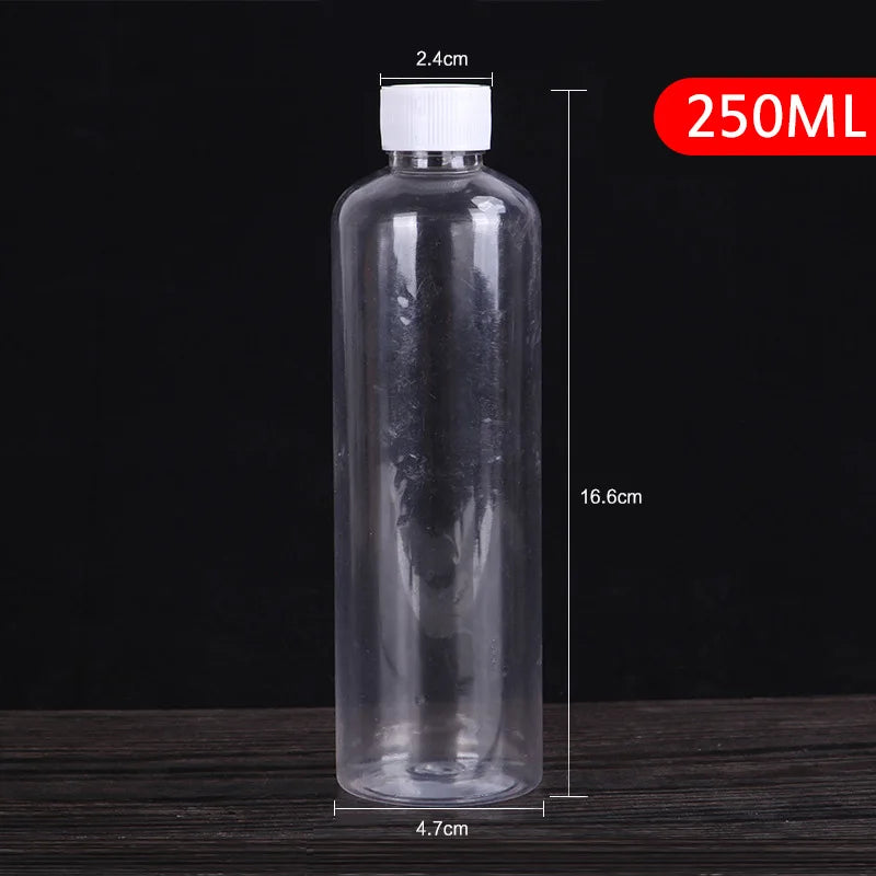 5-250ml Mini Refillable Makeup Cosmetic Face Cream Pot Bottle Plastic clear Empty Make Up Container Bottle Travel Kit Accessorie