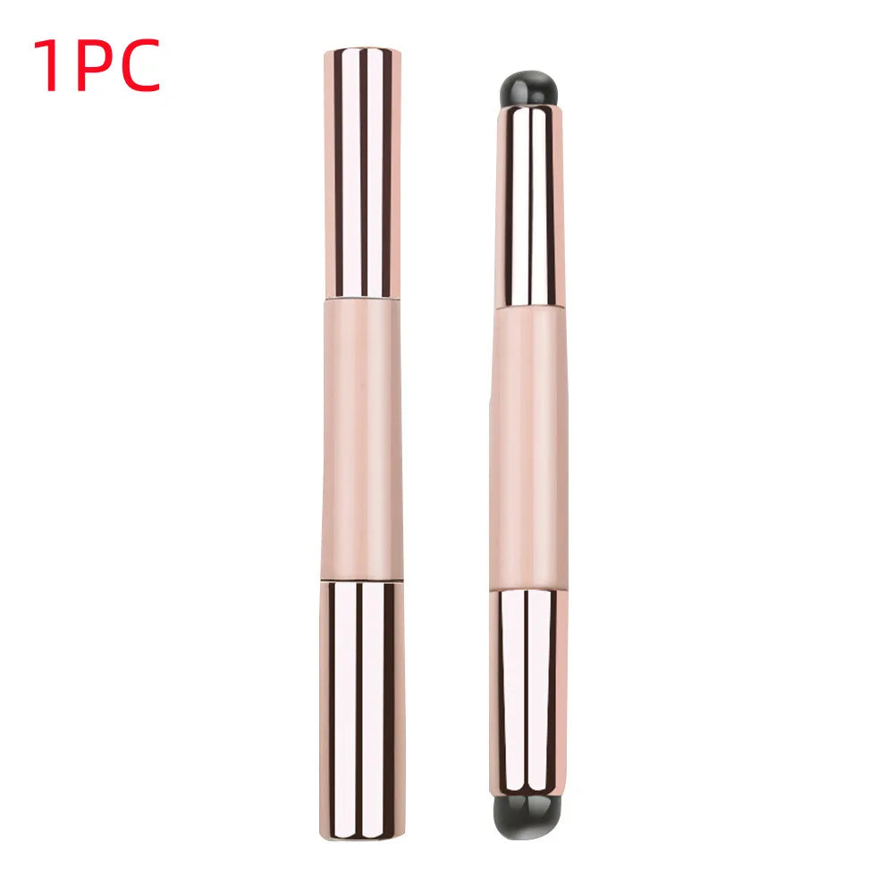 Upgrade Silicone Lip And Concealer Makeup Brushes Pink Silicone Brush For Lip Balm Lip Gloss Lip Stick MultiFunction Brush