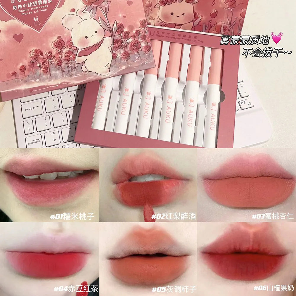 Korean Lipsticks Set Make Up For Women Beauty Cosmetics Matte Lipsticks Waterproof Long lasting The Best