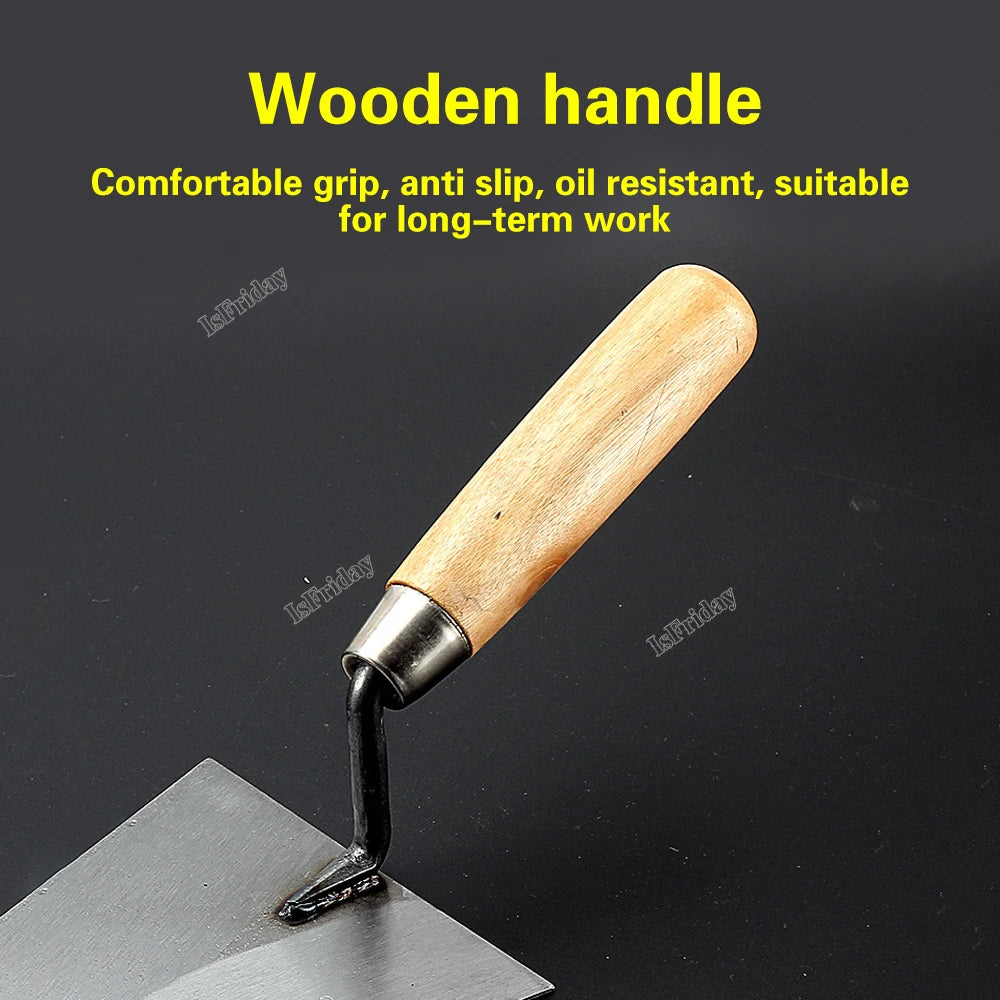 Cement Float Margin Trowel Bucket Stainless Steel Concrete Finishing Trowel Spatula Construction Tools Wall Plastering Hand Tool