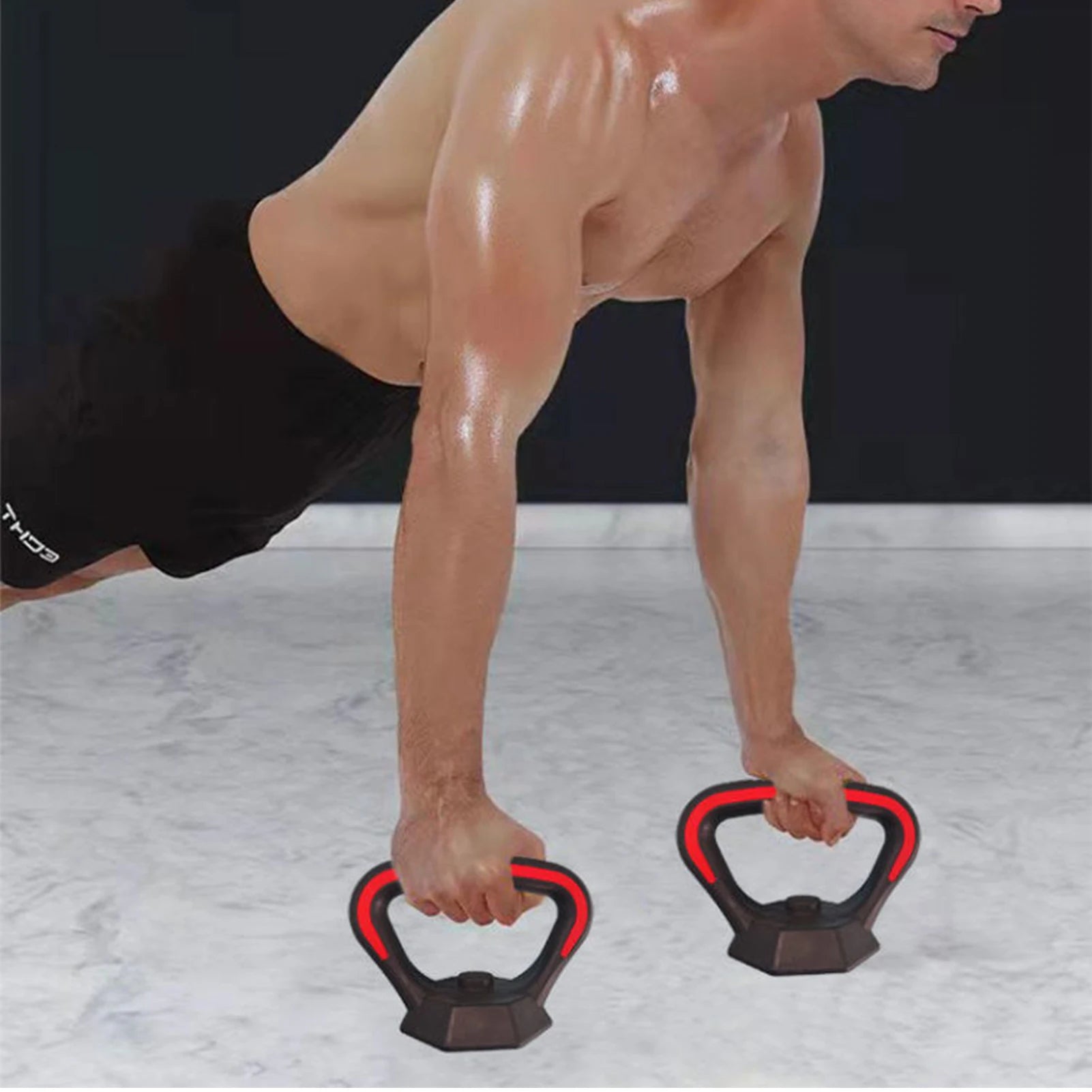 Kettlebell Handle Base Multipurpose Dumbell Grips Bases Kettlebell For Workout Weight Plates Arm Strength Kettle Bell Grip