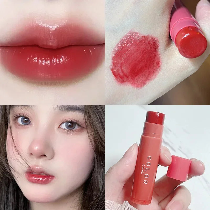 Rose Tea Lip Balm Lipstick Moisturizing Anti-dry Lip Care Cosmetics Anti-cracking Lipstick Colored Hydrating Lip Tinted Makeup