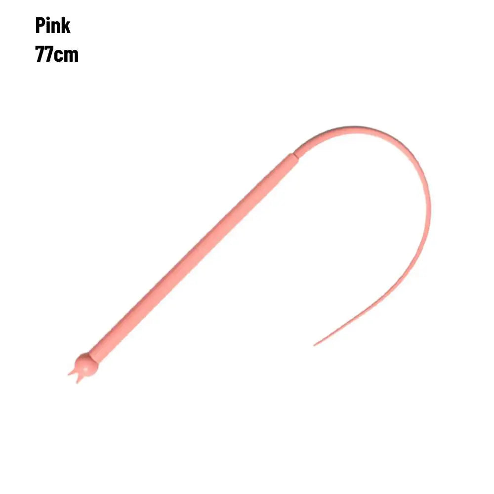 New Simulated Mouse Tail Cat Teaser Funny Stick Cat Toy Silicone Long Pet Interactive Toys for Cats Kitten Hunting Pet Products