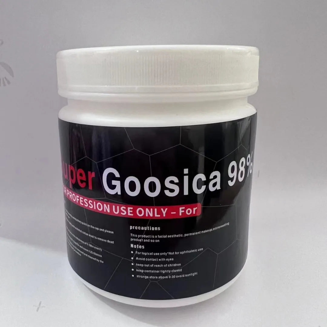 NEW 98% Super Goosica Tattoo Cream 500g Before Permanent Makeup Microneedle Eyebrow Lips Auxiliary Cream Tattoo Removal