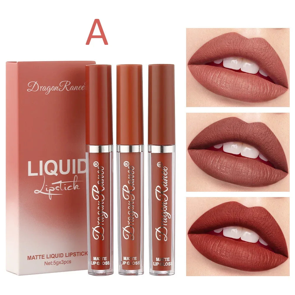Korean Lipsticks Set Make Up For Women Beauty Cosmetics Matte Lipsticks Waterproof Long lasting The Best