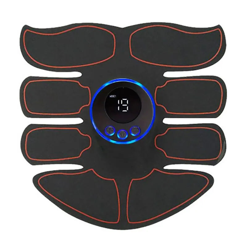 EMS Abdominal Muscle Stimulator Fitness ABS Arm Training Patches Muscle Exercise Instrument USB Charging Home Men