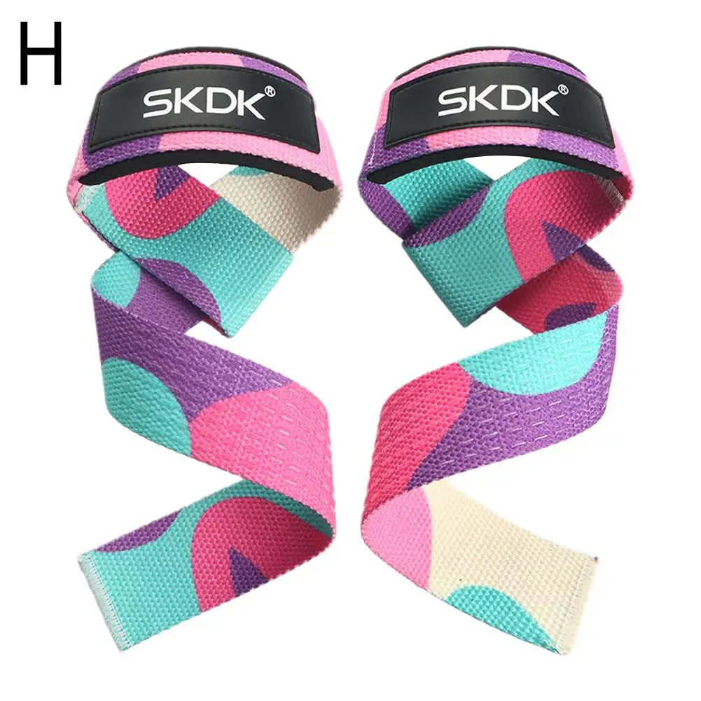 Fitness Lifting Wrist Strap Brace for Weightlifting Anti-slip Hand Wraps Wrist Straps Support Weight Lifting Dumbbell Train J6O8