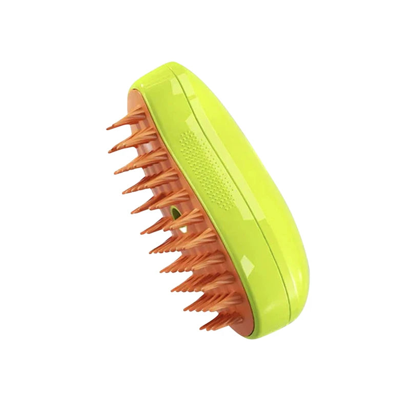 Cat Dog Pet Grooming Comb with Electric Spray Water Steam Soft Silicone Brush Kitten Pet Bath Brush Massage Pet Hair Remover