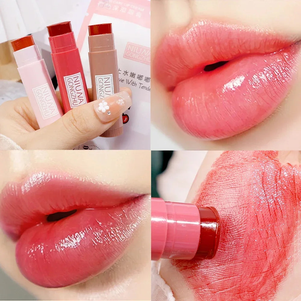 Rose Tea Lip Balm Lipstick Moisturizing Anti-dry Lip Care Cosmetics Anti-cracking Lipstick Colored Hydrating Lip Tinted Makeup