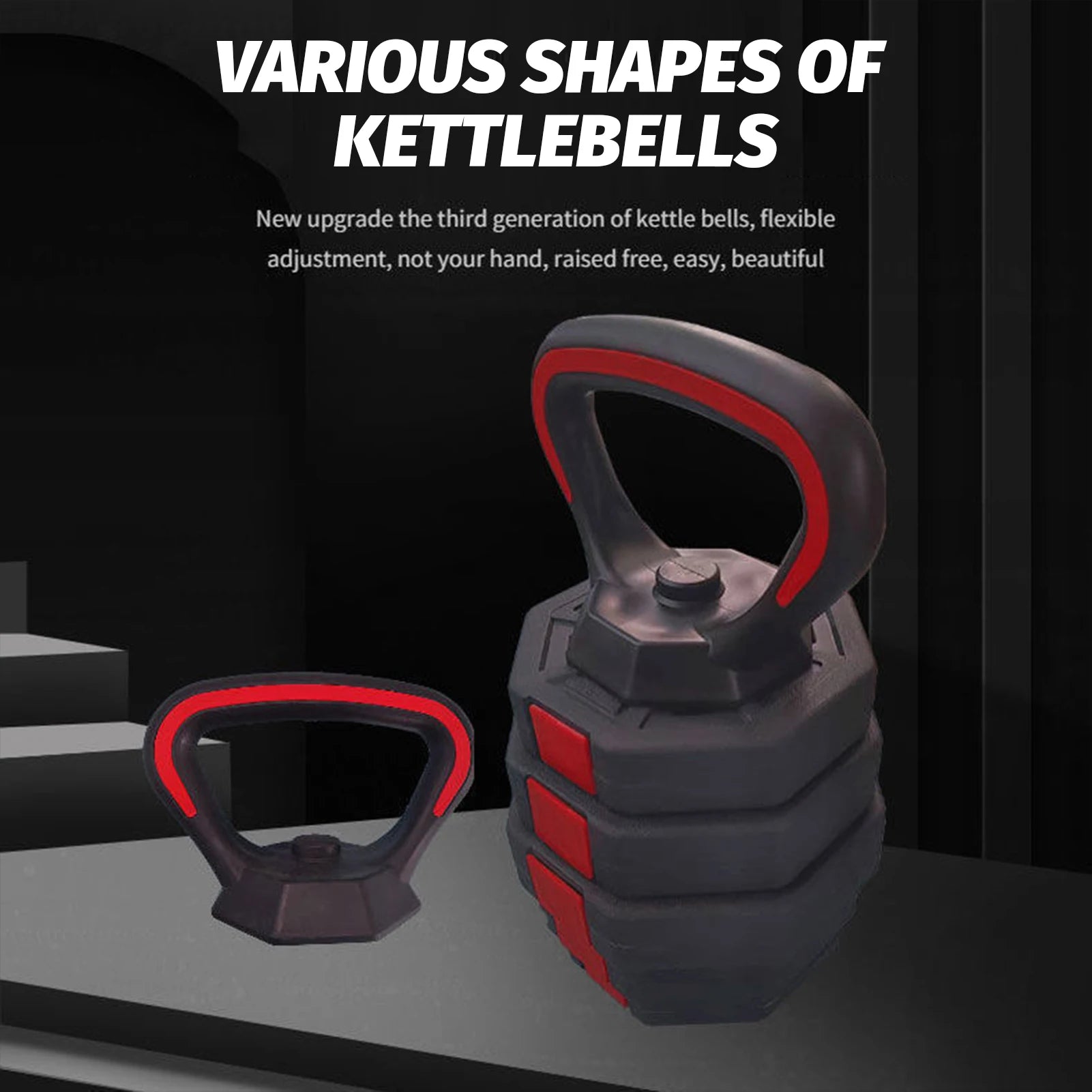 Kettlebell Handle Base Multipurpose Dumbell Grips Bases Kettlebell For Workout Weight Plates Arm Strength Kettle Bell Grip