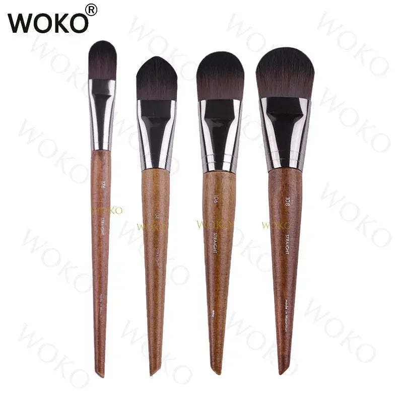 M108 106 Flat Foundation Brush  BB Cream Blender Concealer Foundation Liquid Brush Large Foundation Brush Cream Makeup Tools