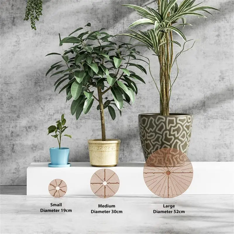 Plant Pot Soil Guard With Nails Plant Pot Grid Flower Pot Cover Baby