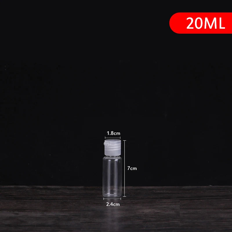 5-250ml Mini Refillable Makeup Cosmetic Face Cream Pot Bottle Plastic clear Empty Make Up Container Bottle Travel Kit Accessorie