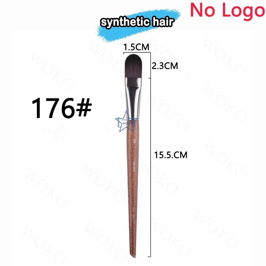 M108 106 Flat Foundation Brush  BB Cream Blender Concealer Foundation Liquid Brush Large Foundation Brush Cream Makeup Tools