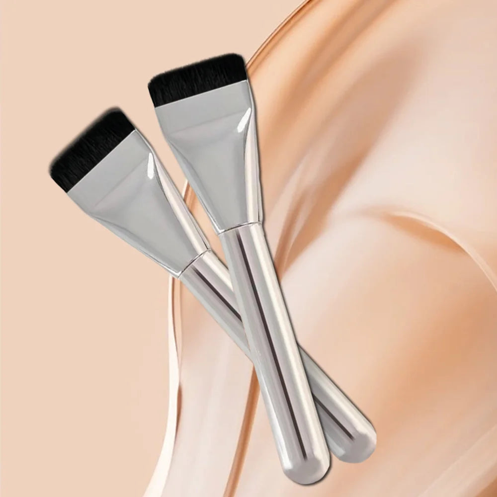 Ultra Thin Foundation Brush Soft Hair Thin Face Contour Brush BB Cream Blender Mixed Foundation Cream Makeup Brush Makeup Tool