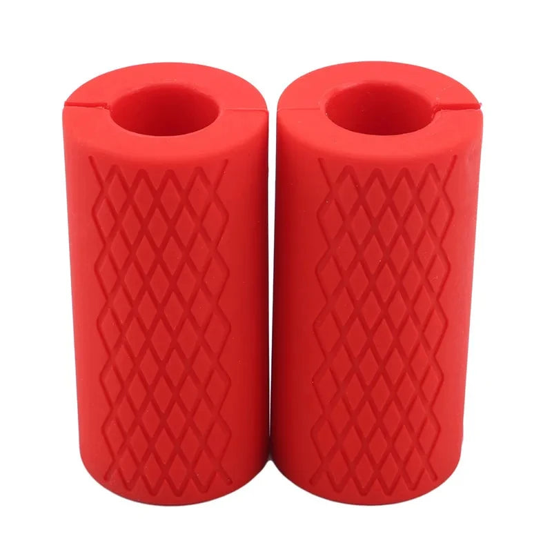 Silicone Dumbbell Grip Barbell Grip Kettle Bell Fitness Machinery Anti Slip and Bold Motorcycle Accessory Decoration Non-slip