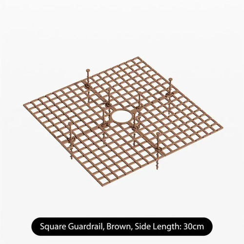 Plant Pot Soil Guard With Nails Plant Pot Grid Flower Pot Cover Baby