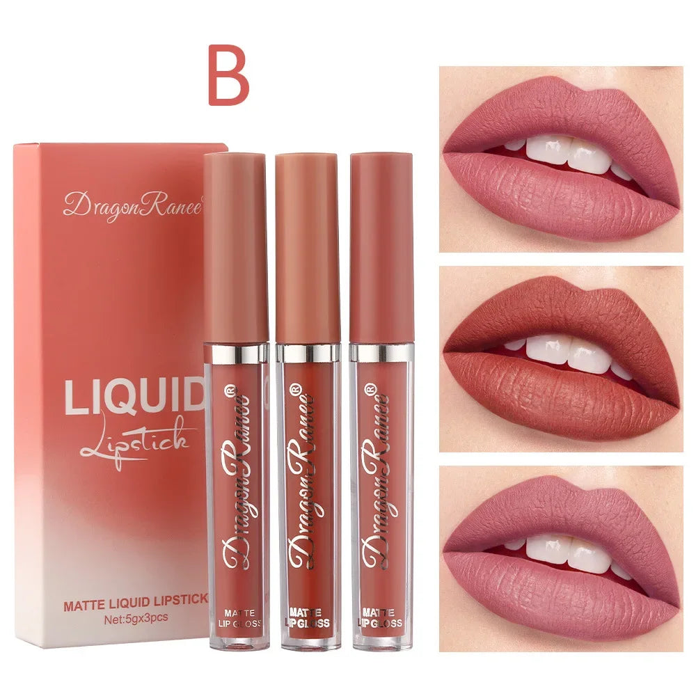 Korean Lipsticks Set Make Up For Women Beauty Cosmetics Matte Lipsticks Waterproof Long lasting The Best