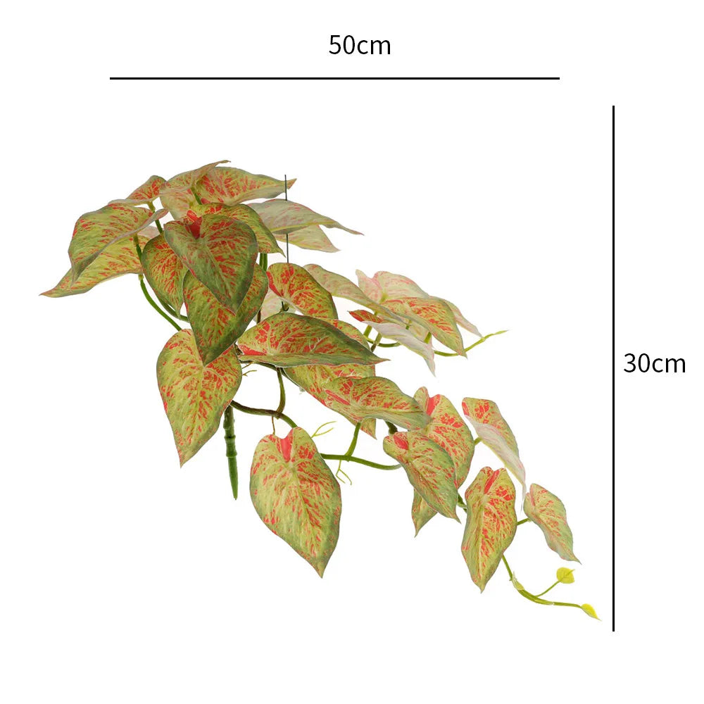 High Quality Artificial Plants Turtle Palm Leaf for Vase Pot Fake Tropical Wedding Table Living Room Home Garden Christmas Decor
