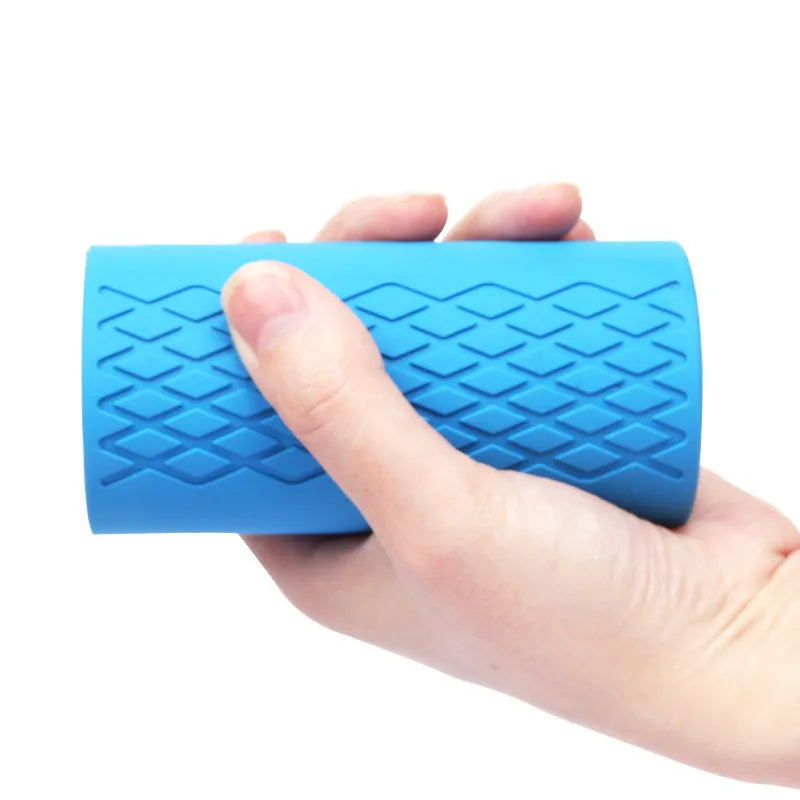 Silicone Dumbbell Grip Barbell Grip Kettle Bell Fitness Machinery Anti Slip and Bold Motorcycle Accessory Decoration Non-slip