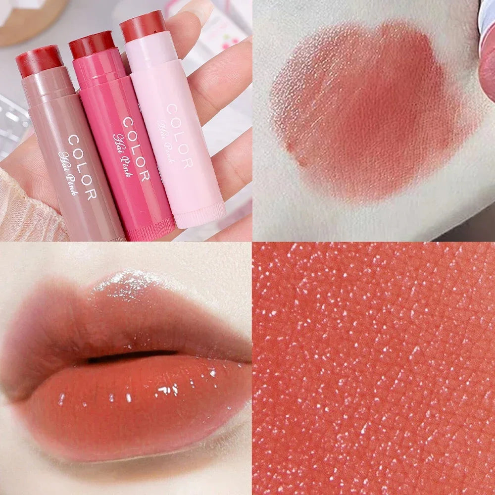 Rose Tea Lip Balm Lipstick Moisturizing Anti-dry Lip Care Cosmetics Anti-cracking Lipstick Colored Hydrating Lip Tinted Makeup